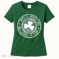 Happy St Patrick's Day Logo Women's T-Shirt thumb 0