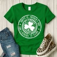 Happy St Patrick's Day Logo Women's T-Shirt thumb 3
