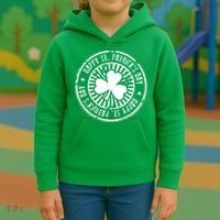 Happy St Patrick's Day Logo Kids Hoodie thumb 3