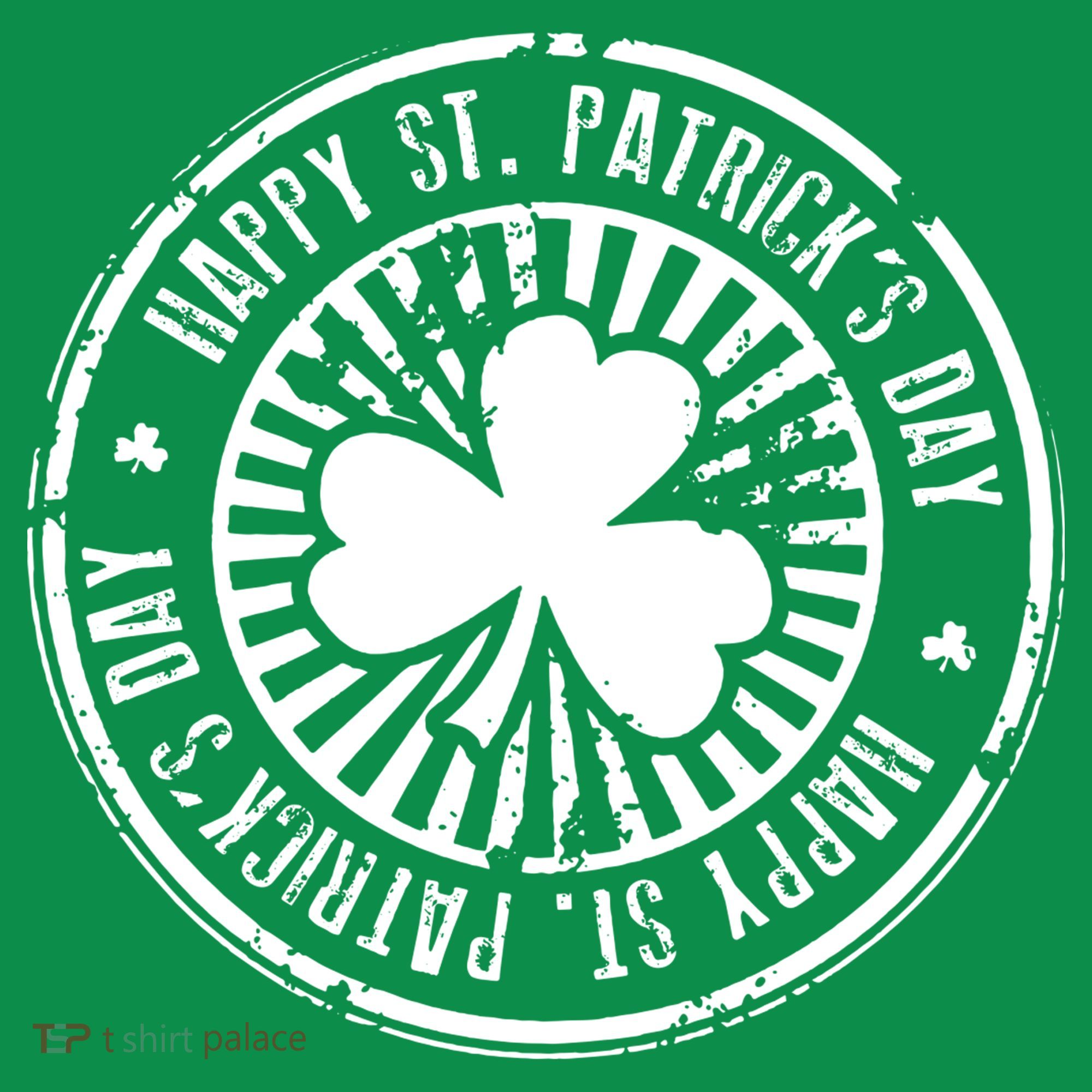 Happy St Patrick's Day Logo Kids Hoodie