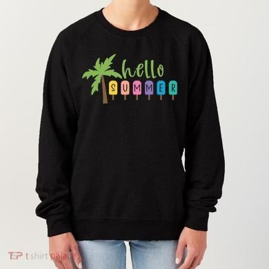 Hello Summer Popsicles Tropical Women's Sweatshirt