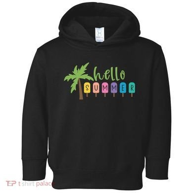 Hello Summer Popsicles Tropical Toddler Hoodie
