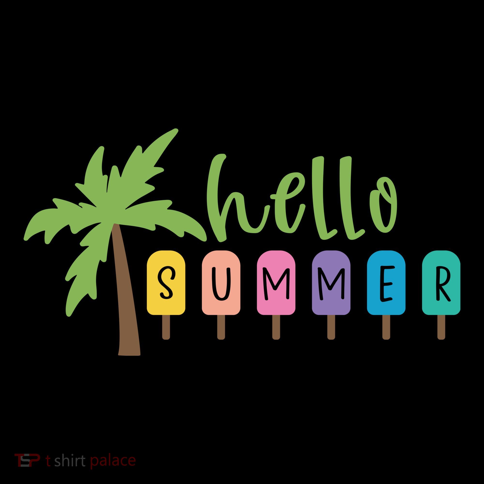 Hello Summer Popsicles Tropical Toddler Hoodie