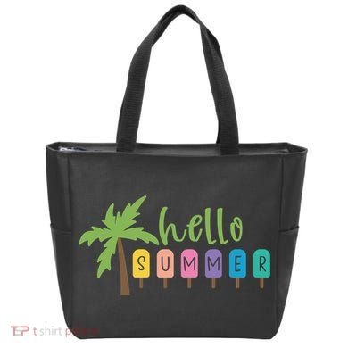 Hello Summer Popsicles Tropical Tote Bag