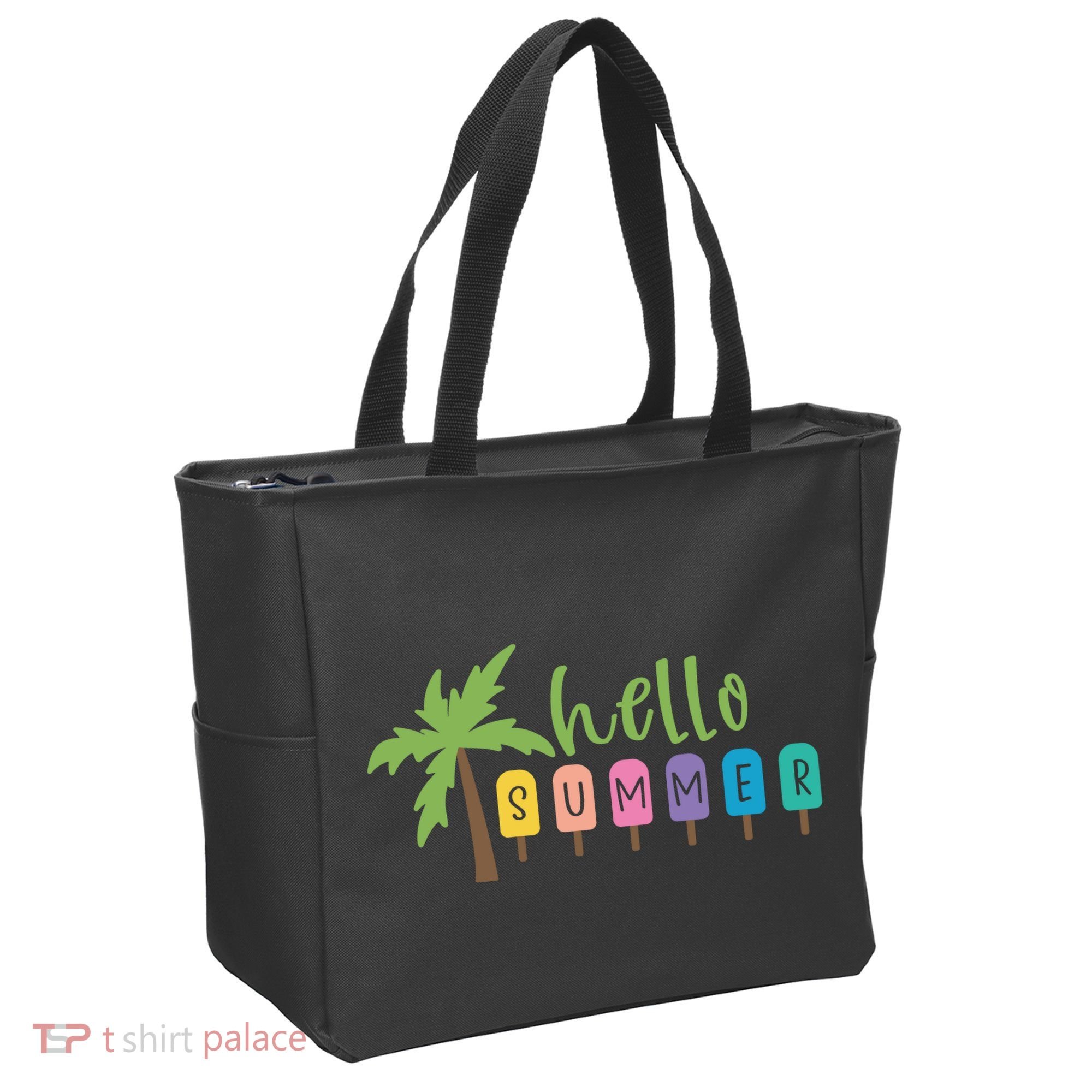 Hello Summer Popsicles Tropical Tote Bag