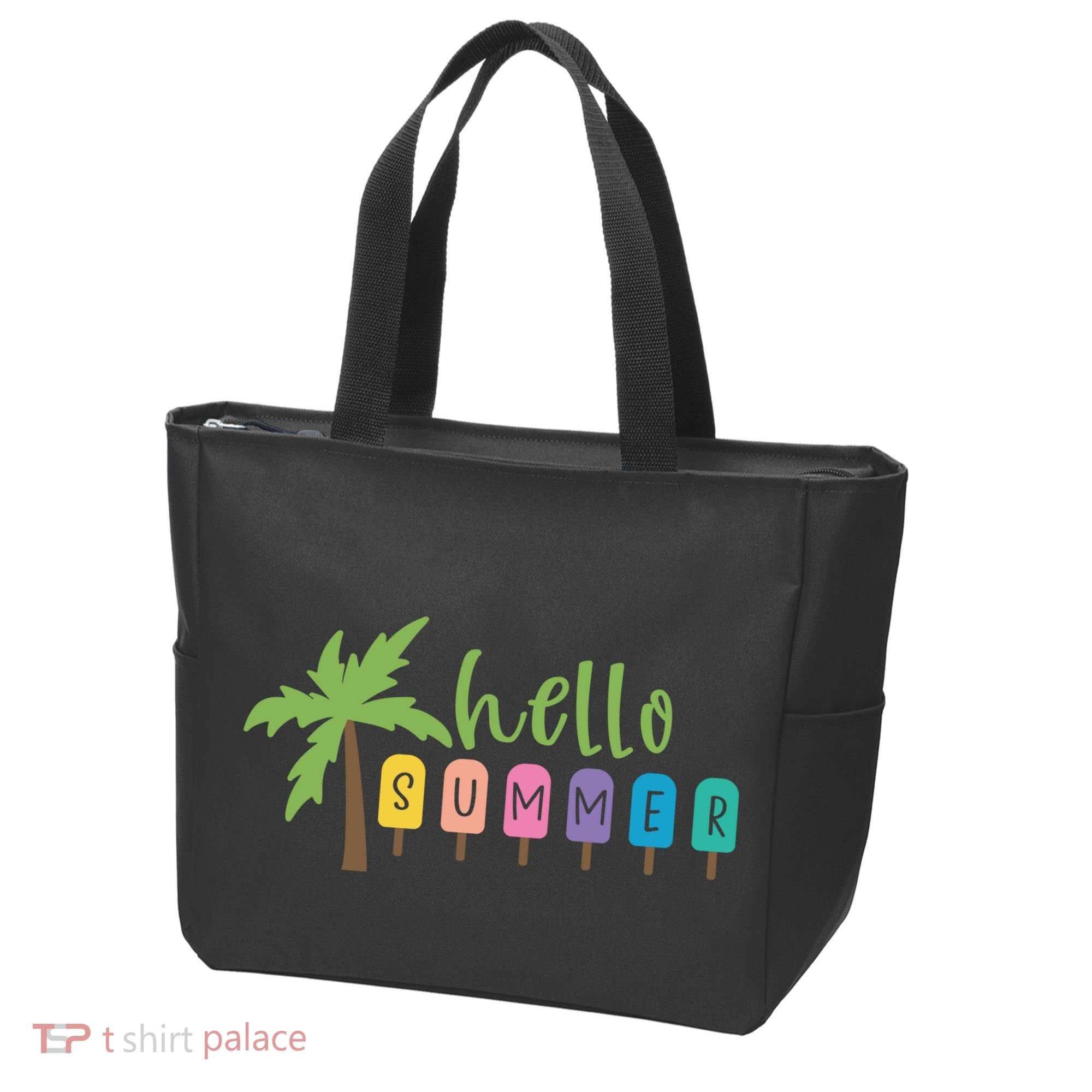 Hello Summer Popsicles Tropical Tote Bag