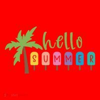 Hello Summer Popsicles Tropical Santa Hat thumb 1