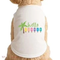 Hello Summer Popsicles Tropical Doggie Tank thumb 0