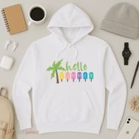 Hello Summer Popsicles Tropical Hoodie thumb 3
