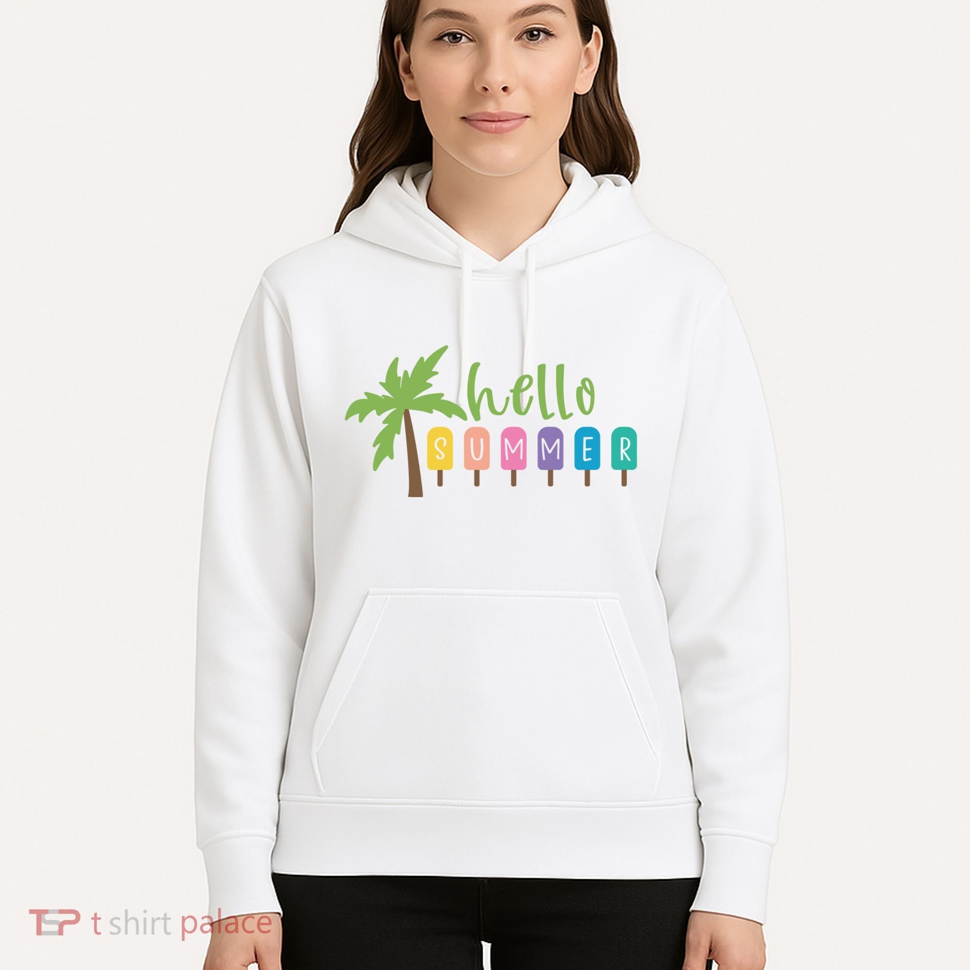 Hello Summer Popsicles Tropical Hoodie
