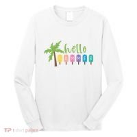 Hello Summer Popsicles Tropical Long Sleeve Shirt thumb 0