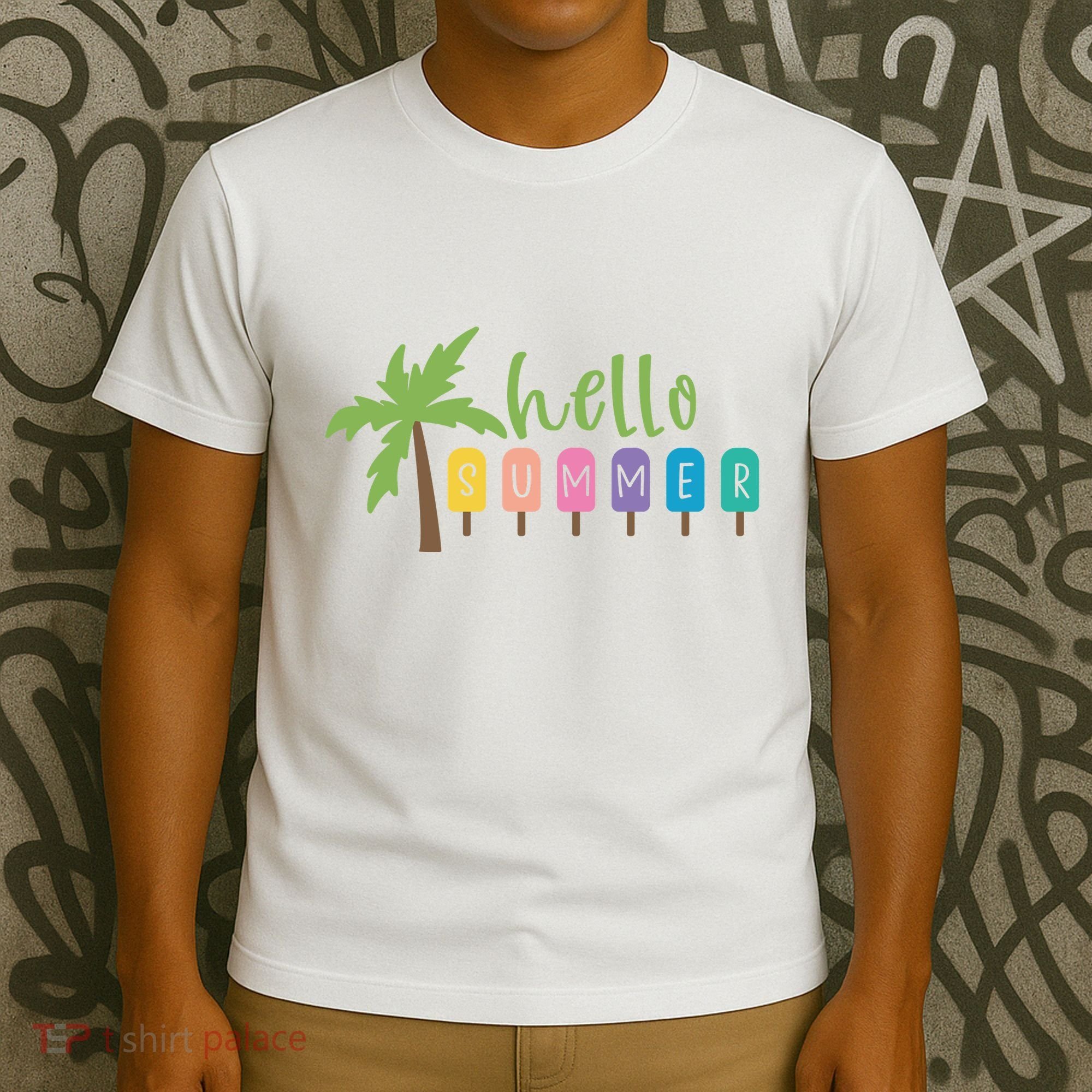 Hello Summer Popsicles Tropical T-Shirt