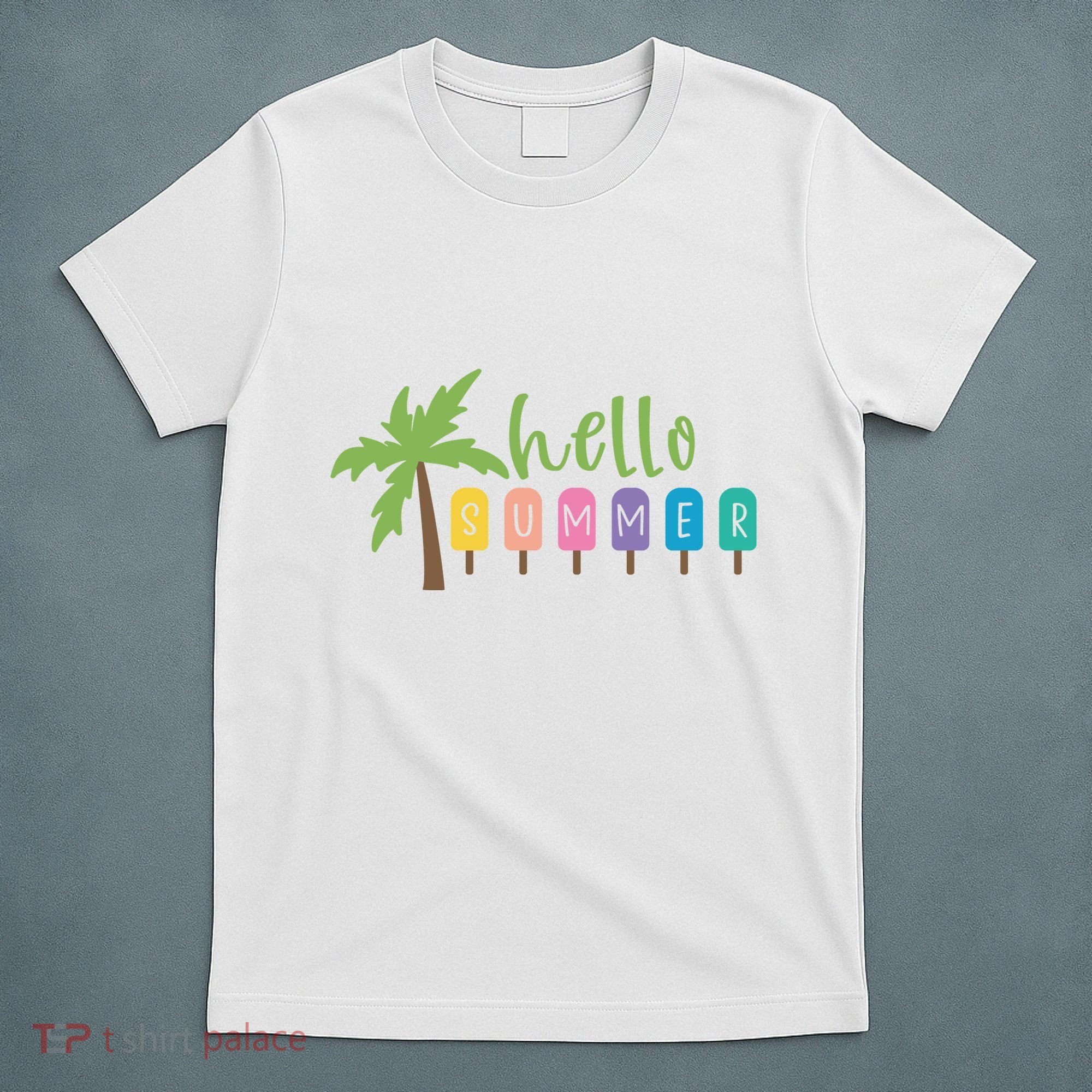 Hello Summer Popsicles Tropical T-Shirt