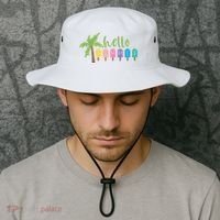 Hello Summer Popsicles Tropical Bucket Hat thumb 2