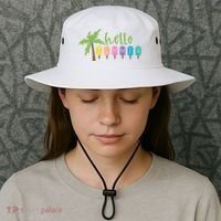 Hello Summer Popsicles Tropical Bucket Hat thumb 3