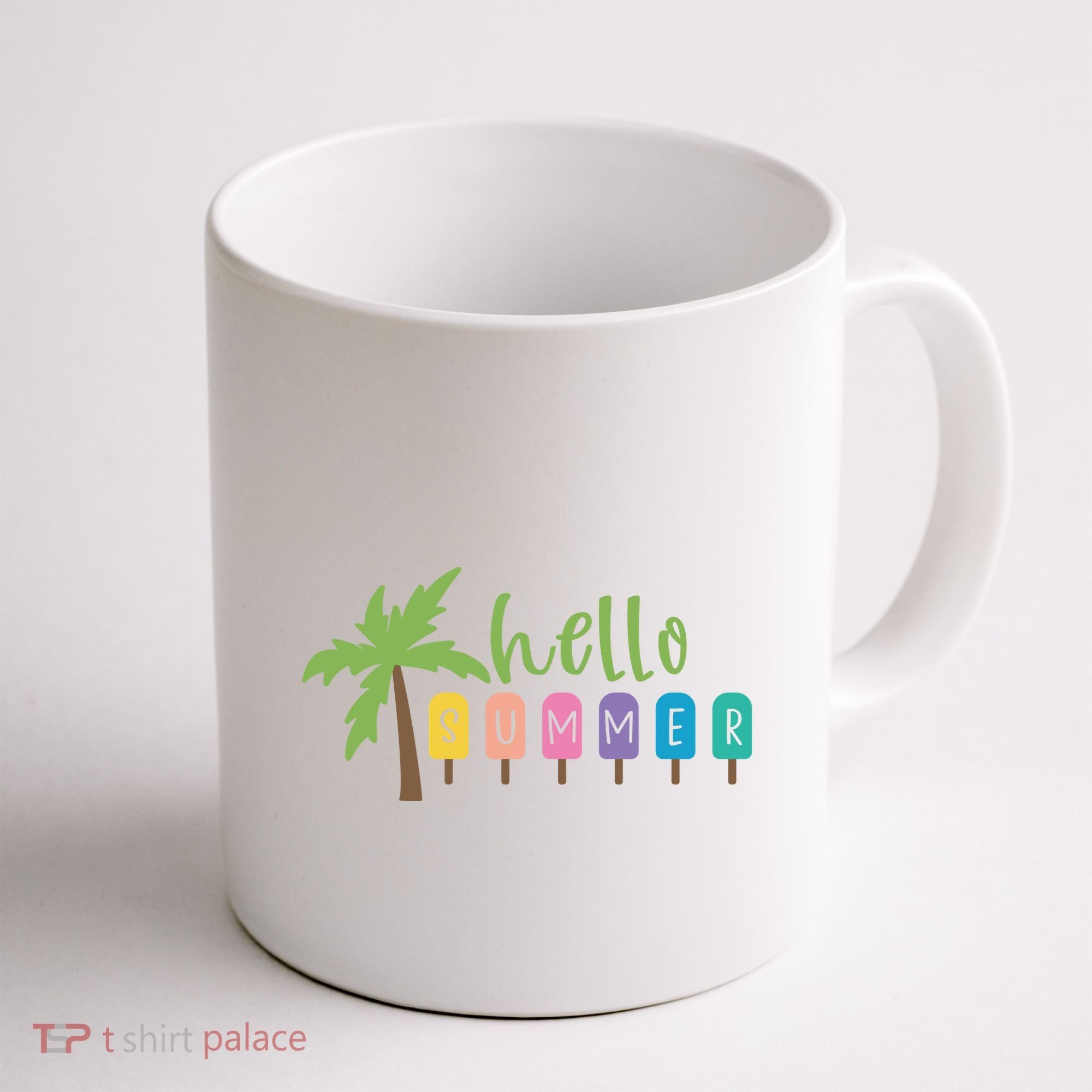 Hello Summer Popsicles Tropical Coffee Mug