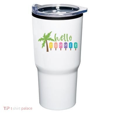 Hello Summer Popsicles Tropical Tumbler