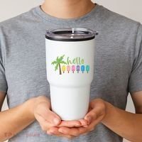 Hello Summer Popsicles Tropical Tumbler thumb 2