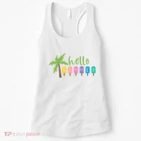 Hello Summer Popsicles Tropical Women's Tank Top thumb 0