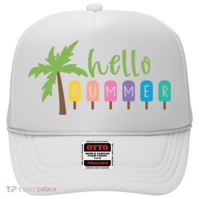 Hello Summer Popsicles Tropical Hat
