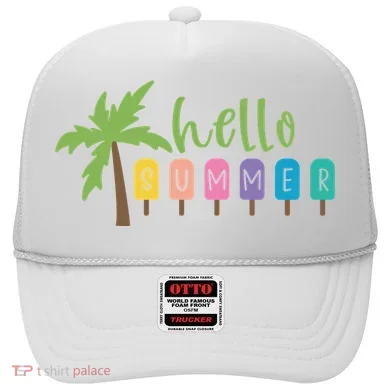Hello Summer Popsicles Tropical Hat