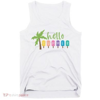Hello Summer Popsicles Tropical Tank Top