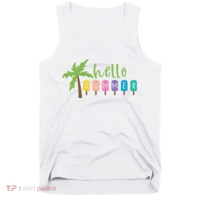 Hello Summer Popsicles Tropical Tank Top