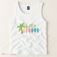 Hello Summer Popsicles Tropical Tank Top thumb 2