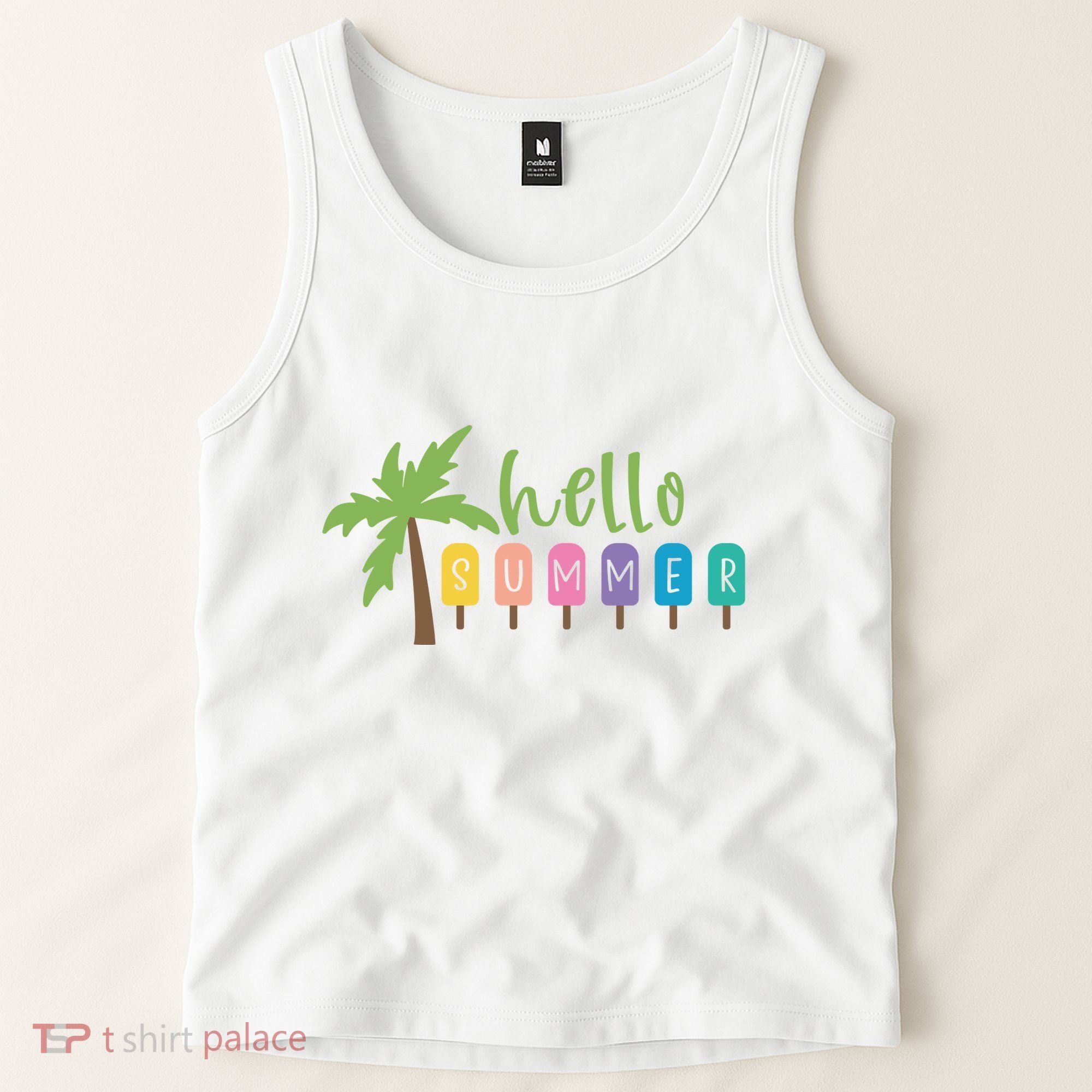 Hello Summer Popsicles Tropical Tank Top