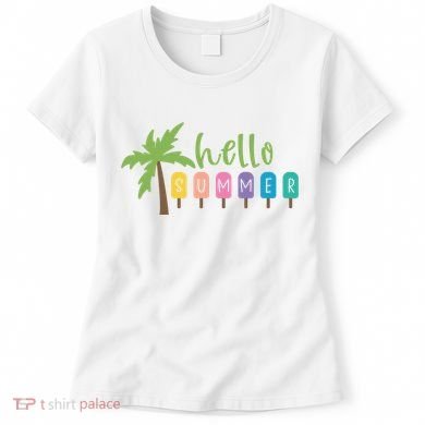 Hello Summer Popsicles Tropical Women's T-Shirt