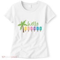 Hello Summer Popsicles Tropical Women's T-Shirt thumb 0