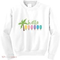 Hello Summer Popsicles Tropical Kids Sweatshirt thumb 0
