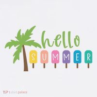Hello Summer Popsicles Tropical Kids Long Sleeve Shirt thumb 2