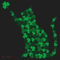 Happy Saint Patrick's Day Shamrock Cat Beanie thumb 2