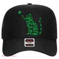 Happy Saint Patrick's Day Shamrock Cat Hat thumb 0