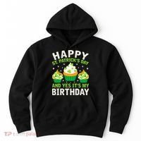 Happy St Patricks Day Birthday Saint Paddys Hoodie thumb 0