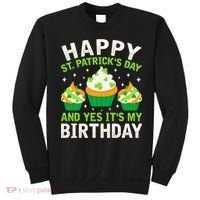Happy St Patricks Day Birthday Saint Paddys Sweatshirt thumb 0