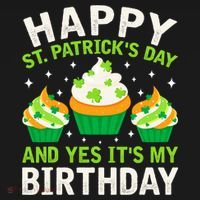 Happy St Patricks Day Birthday Saint Paddys Sweatshirt thumb 3