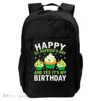 Happy St Patricks Day Birthday Saint Paddys Backpack thumb 0