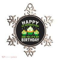 Happy St Patricks Day Birthday Saint Paddys Ornament thumb 0