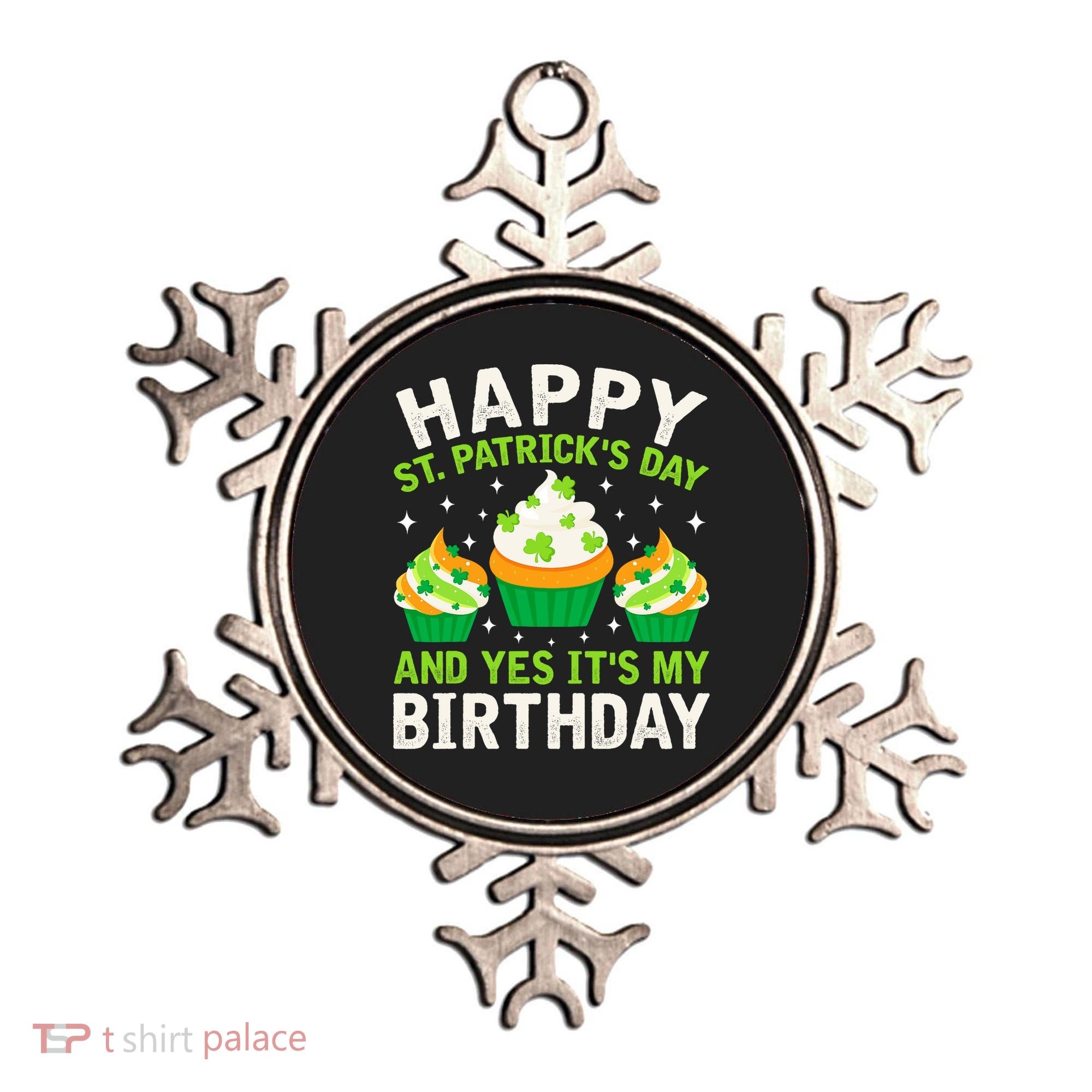 Happy St Patricks Day Birthday Saint Paddys Ornament