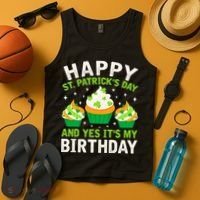 Happy St Patricks Day Birthday Saint Paddys Tank Top thumb 4
