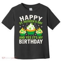 Happy St Patricks Day Birthday Saint Paddys Toddler T-Shirt thumb 0