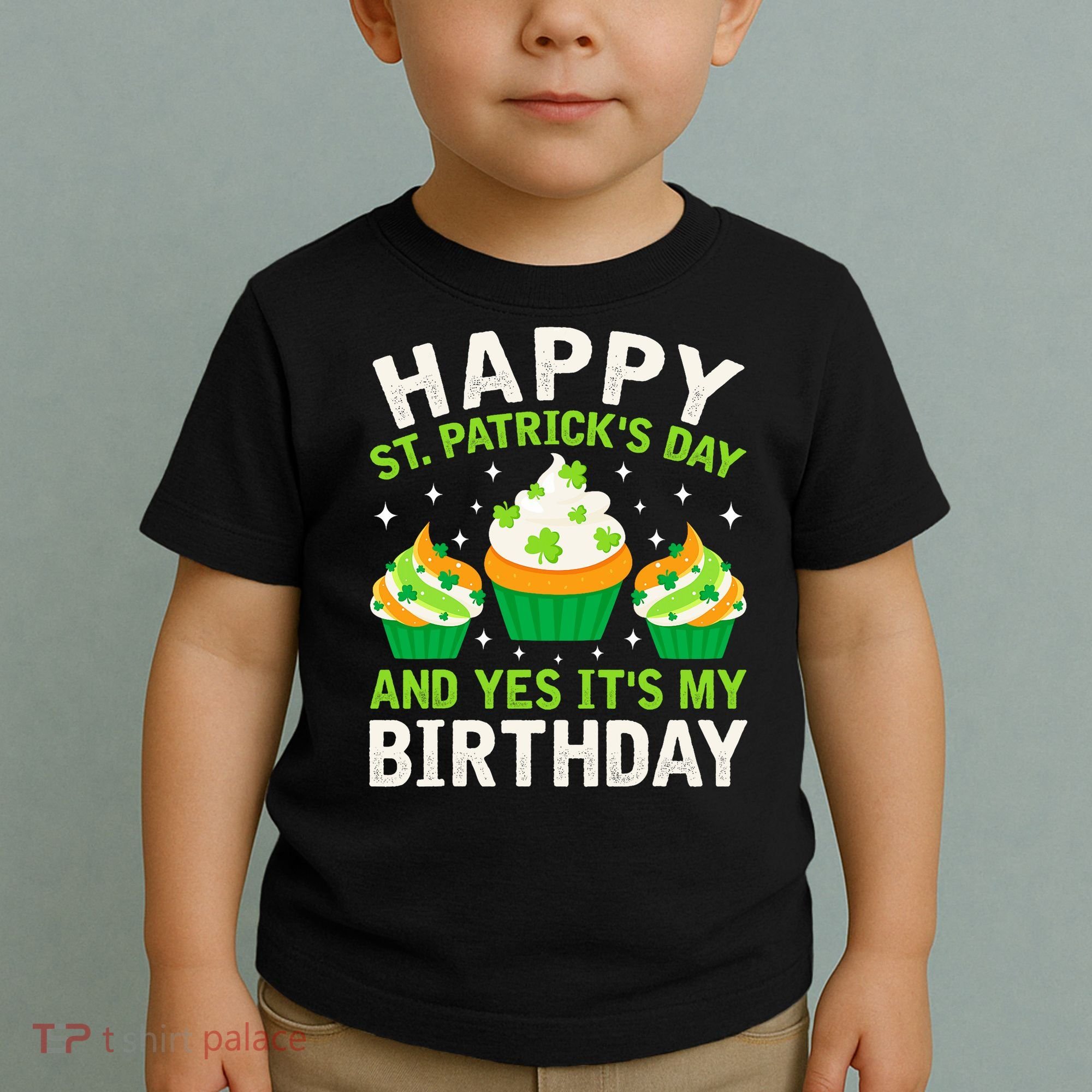 Happy St Patricks Day Birthday Saint Paddys Toddler T-Shirt