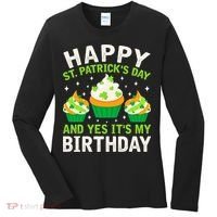 Happy St Patricks Day Birthday Saint Paddys Women's Long Sleeve Shirt thumb 0