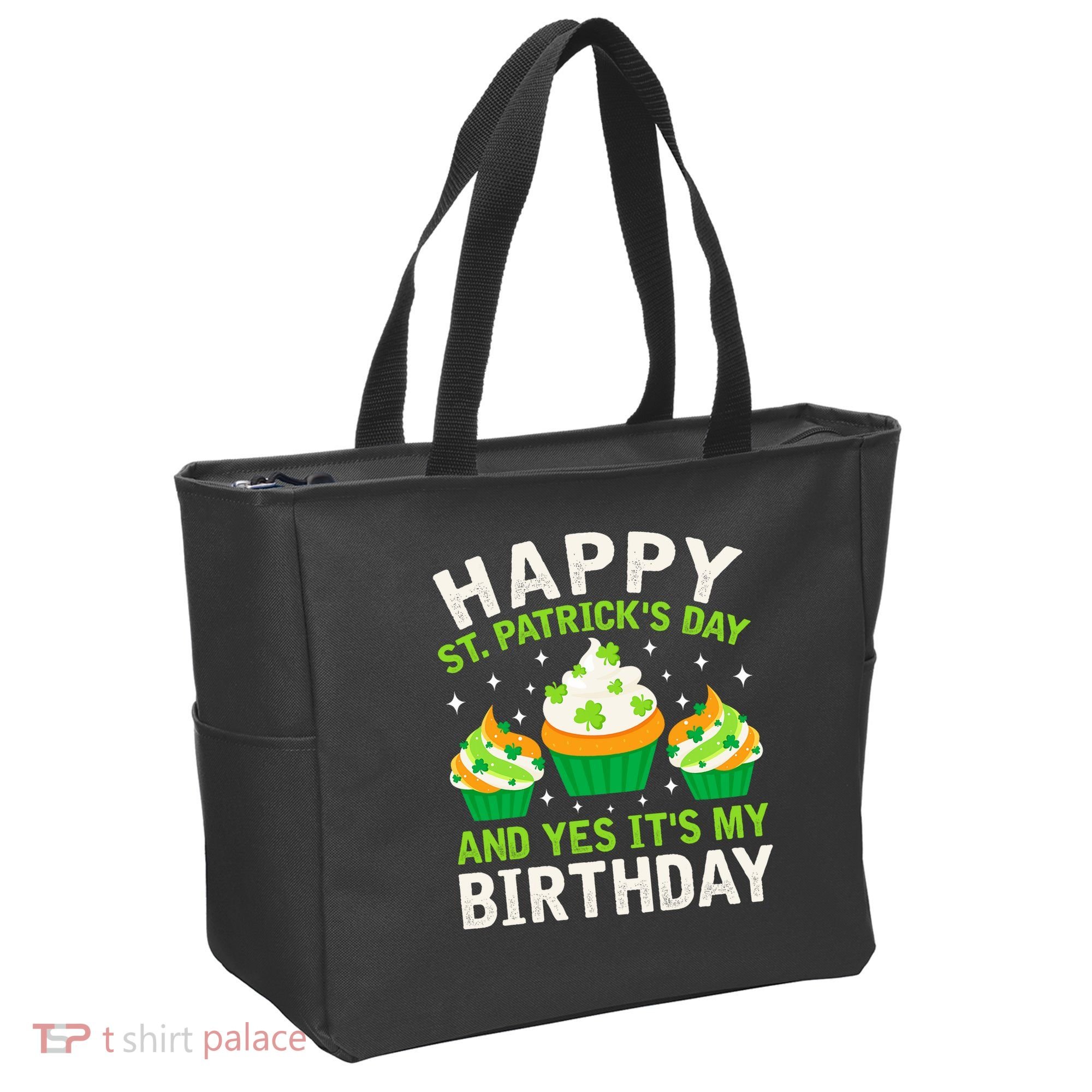 Happy St Patricks Day Birthday Saint Paddys Tote Bag