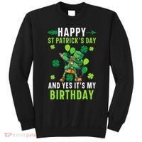 Happy St Patrick's Day And Yes It's My Birthday Irish Sweatshirt thumb 0