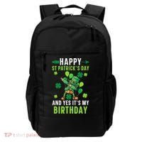 Happy St Patrick's Day And Yes It's My Birthday Irish Backpack thumb 0