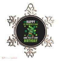 Happy St Patrick's Day And Yes It's My Birthday Irish Ornament thumb 0