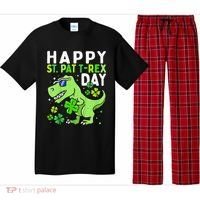 Happy St Pat T Rex Saint Patrick's Day Dinosaur Love Love Pajama Set thumb 0